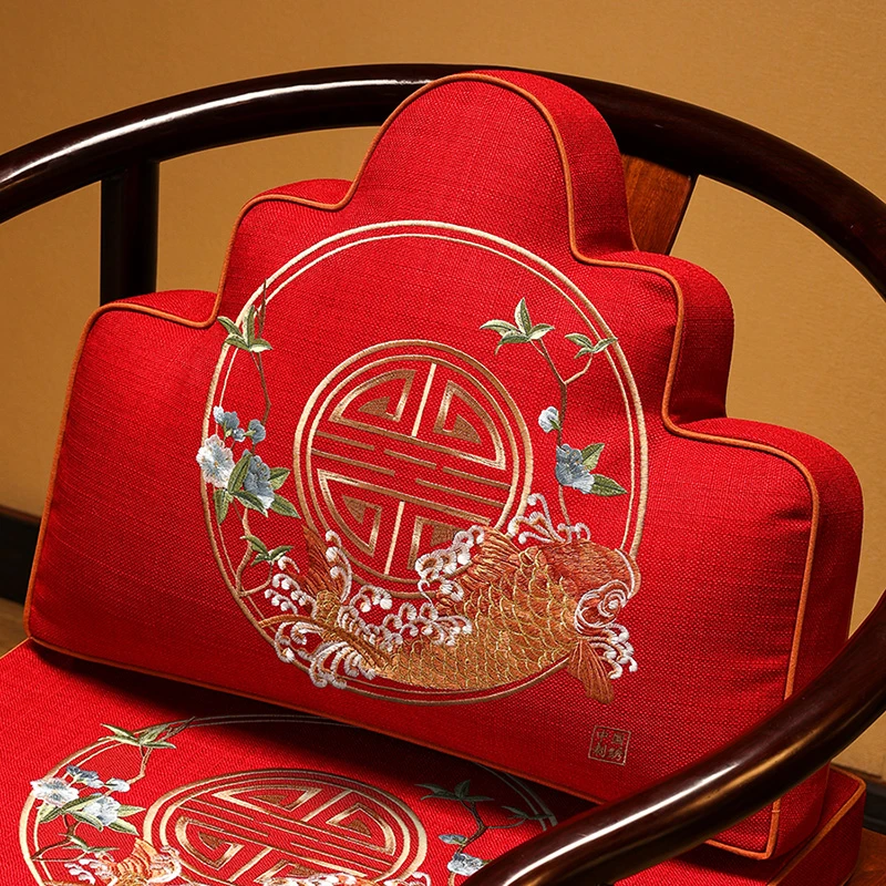 【云朵枕】中式沙发抱枕床头软包靠背垫办公室椅靠垫座椅护腰垫靠枕