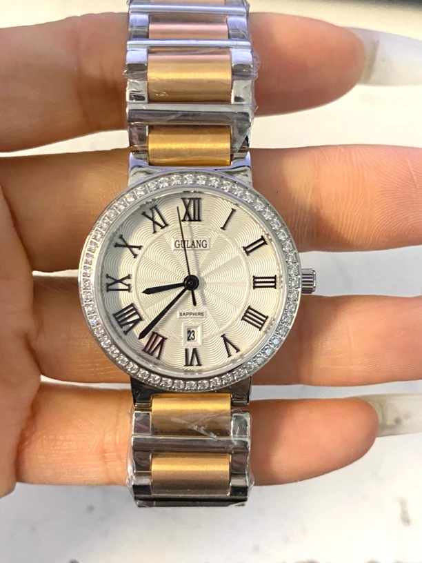 国产古浪石英系列/时尚轻奢气质女士腕表/29直径。