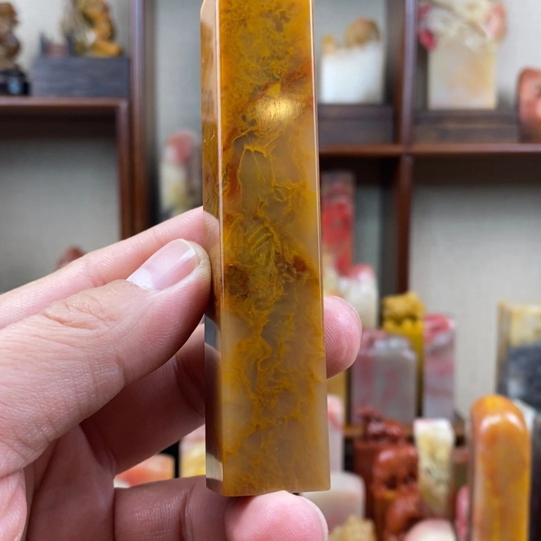 巴林石印石巴林石精品素章
