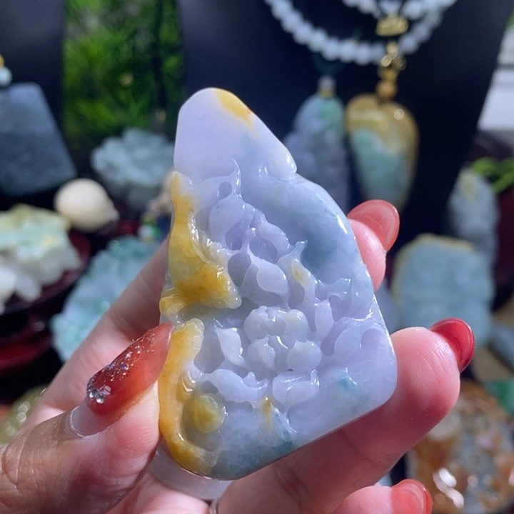 【闪购商品】颈饰未镶嵌翡翠鱼