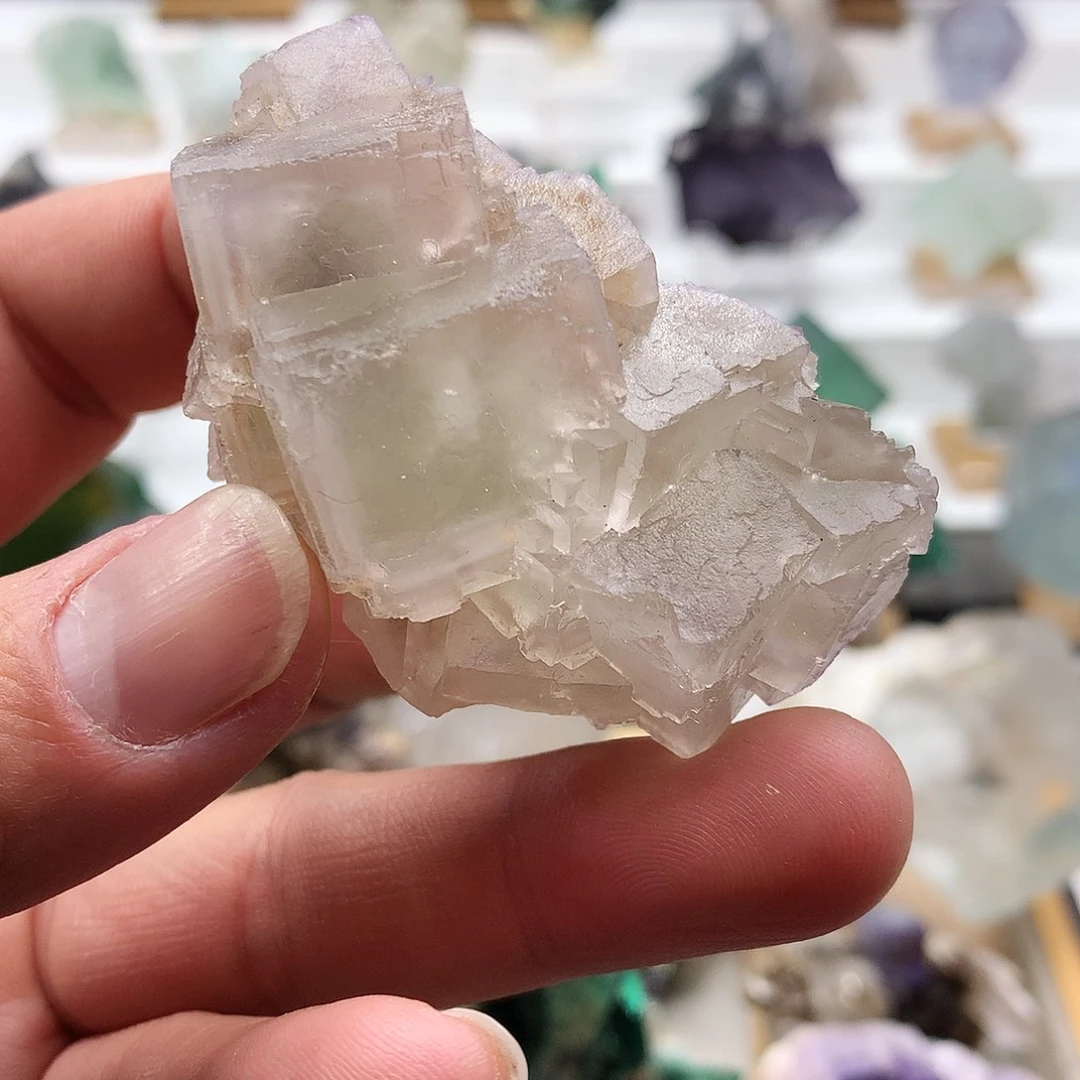 石材贵州白瓷萤石