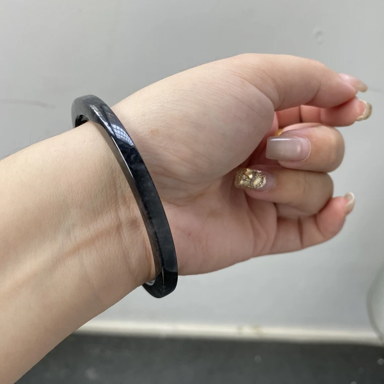 天然a货翡翠手镯乌鸡方镯简约百搭男女款复古时尚单个多样性发