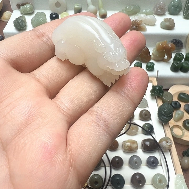 未镶嵌和田玉珠宝半成品漂**叔