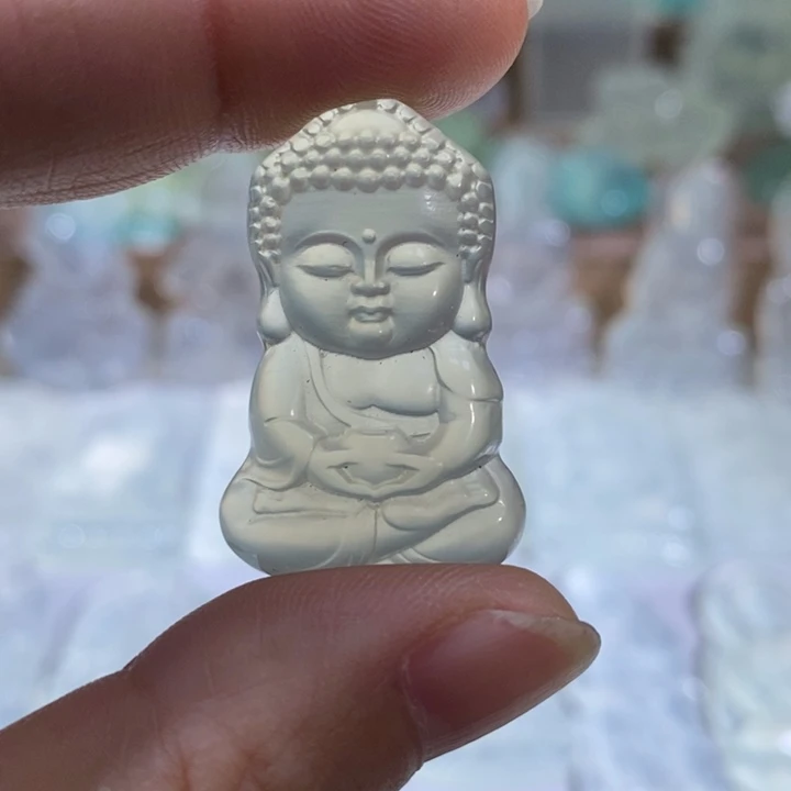 岫玉未镶嵌吊坠吊坠