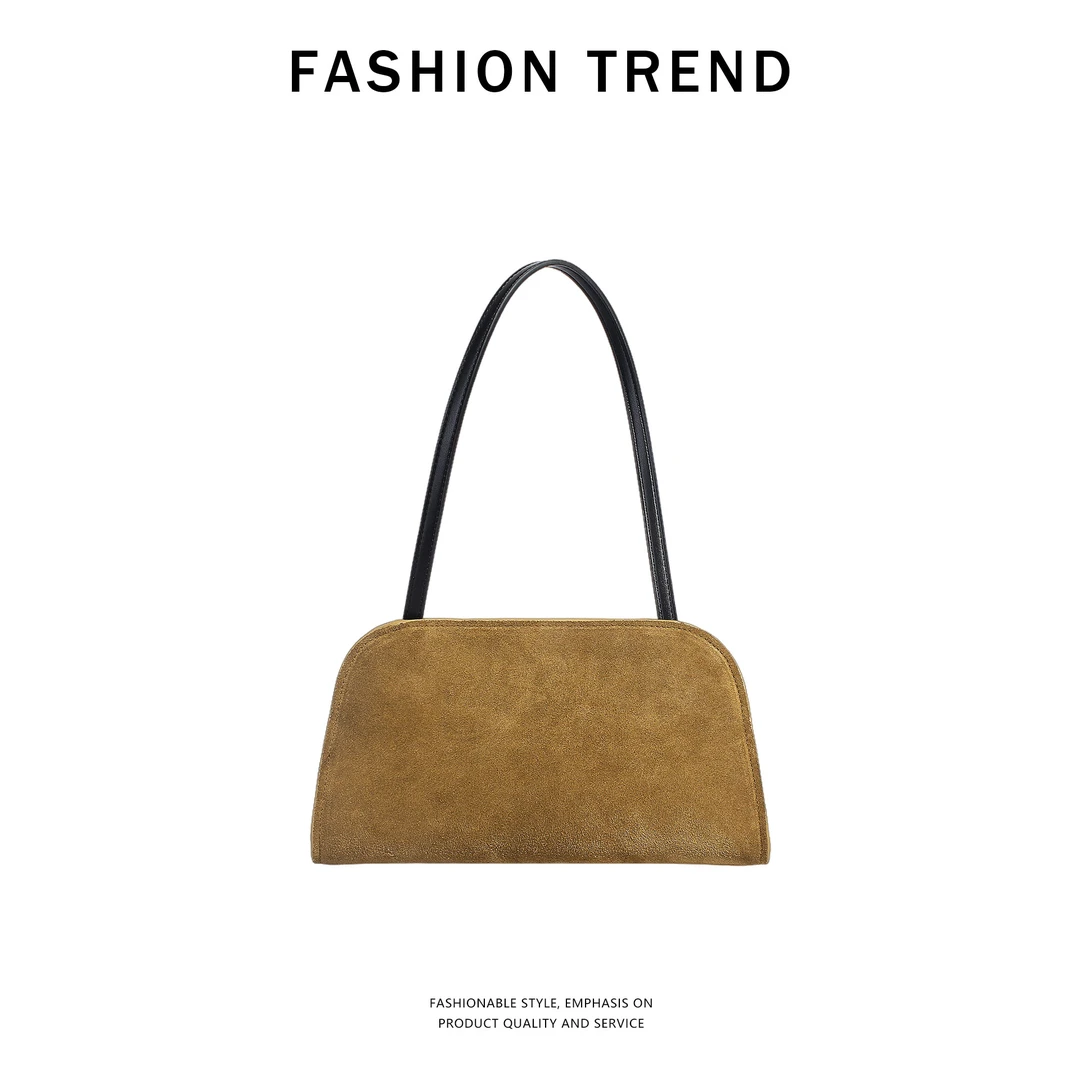 nn【TR家peggy包】高定进口头层反麂皮牛皮手提单肩腋下 手提腋下包