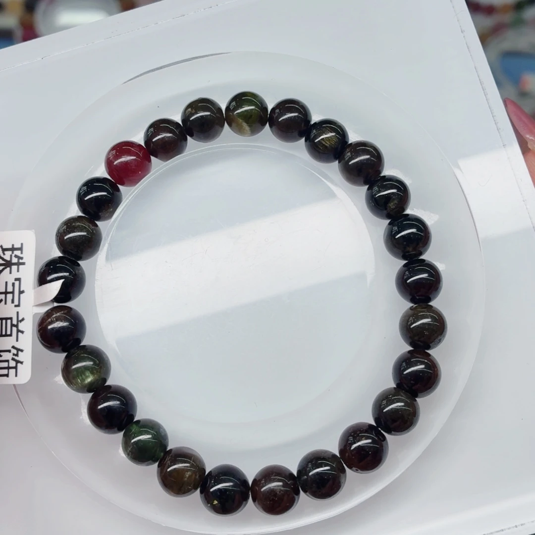 未镶嵌手链碧玺25