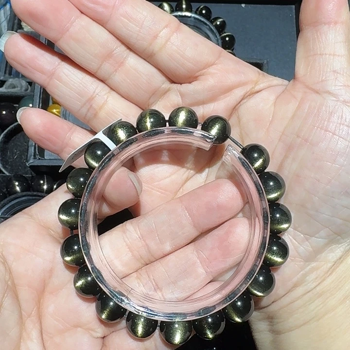 ʚ***.黑曜岩未镶嵌手链