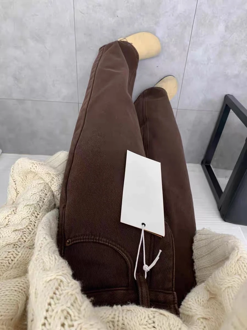 蜜娜贝尔 8058加厚直筒裤