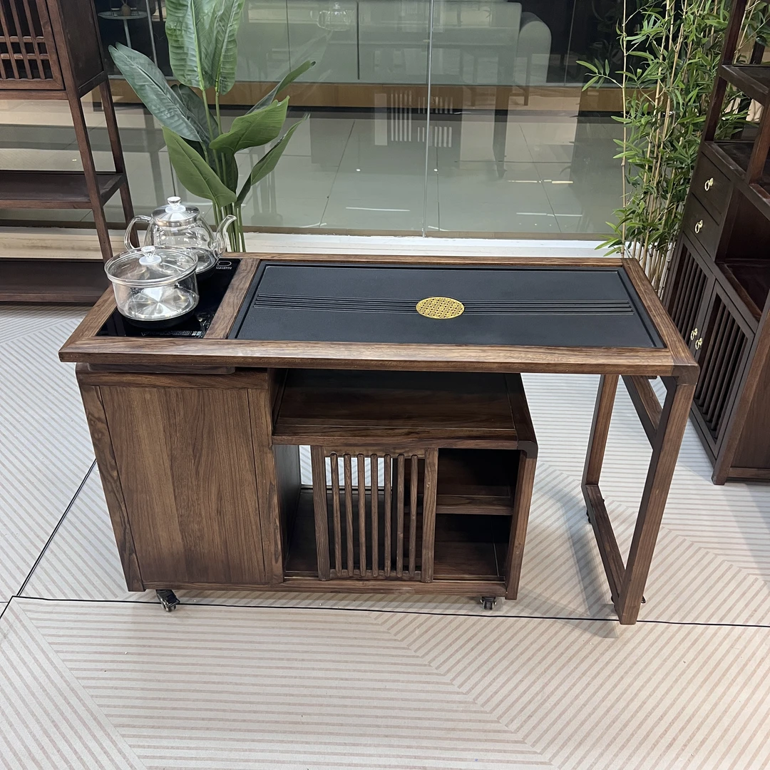 【VIP改价专属链接】实木茶台新中式简约阳台