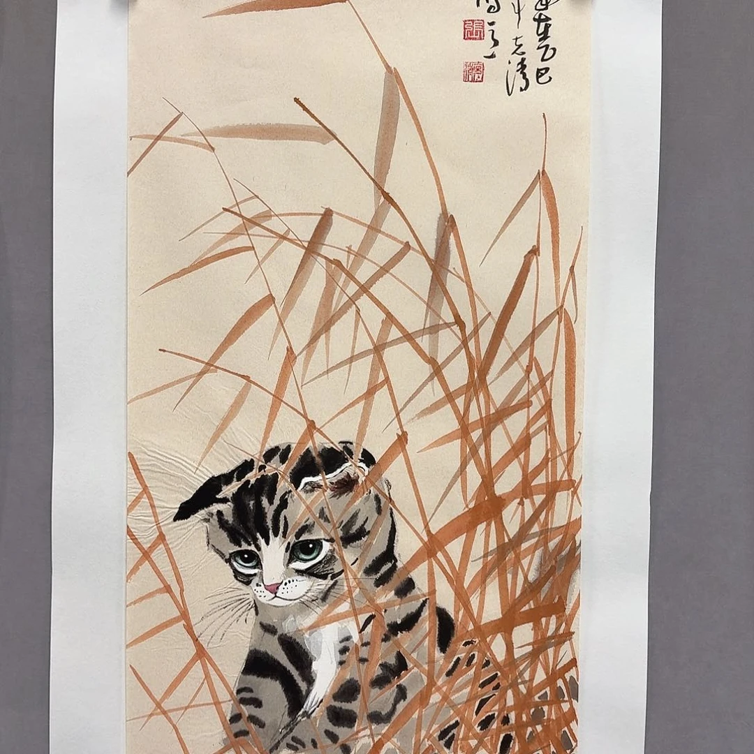 国画亲笔手绘放心去藏