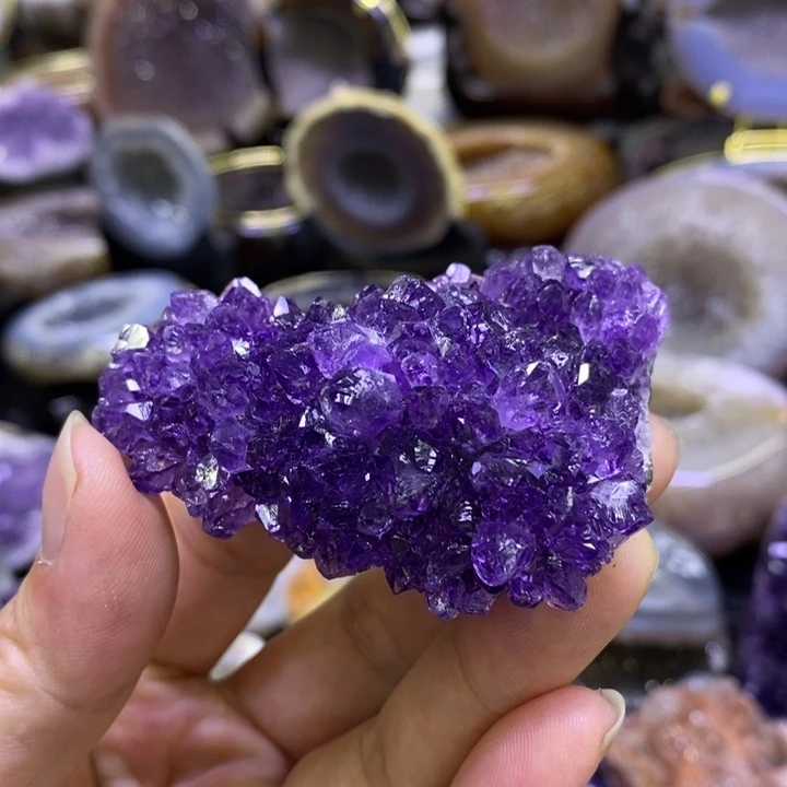 紫晶花未镶嵌水晶