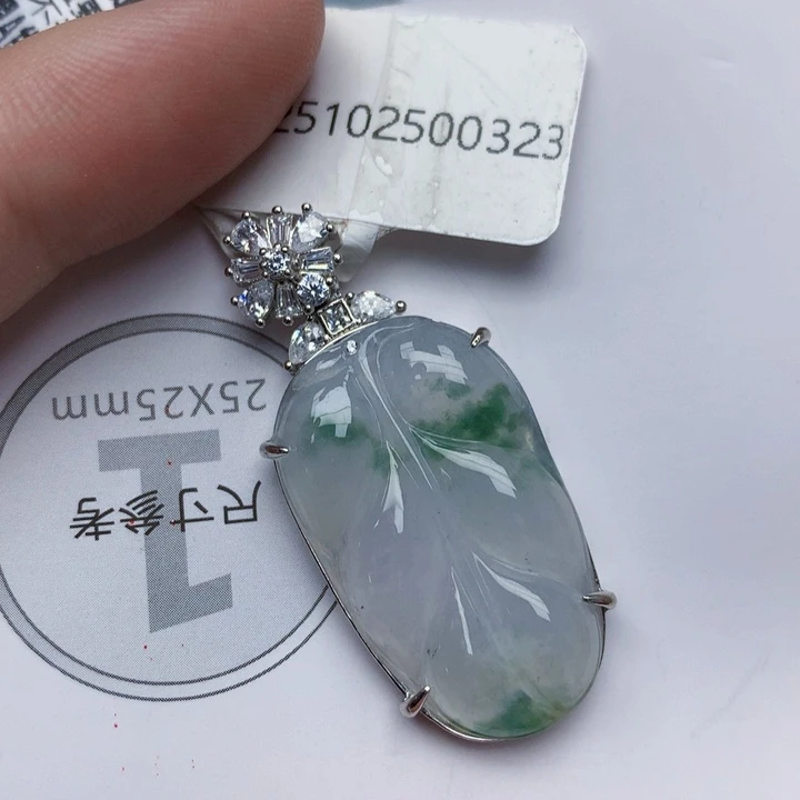 翡翠未镶嵌颈饰九元证书费自理