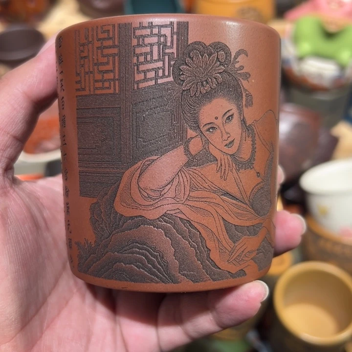 茶杯紫砂宜兴紫砂主人杯