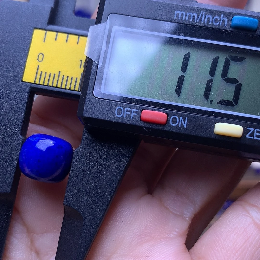 青金石未镶嵌老型11.5m单珠