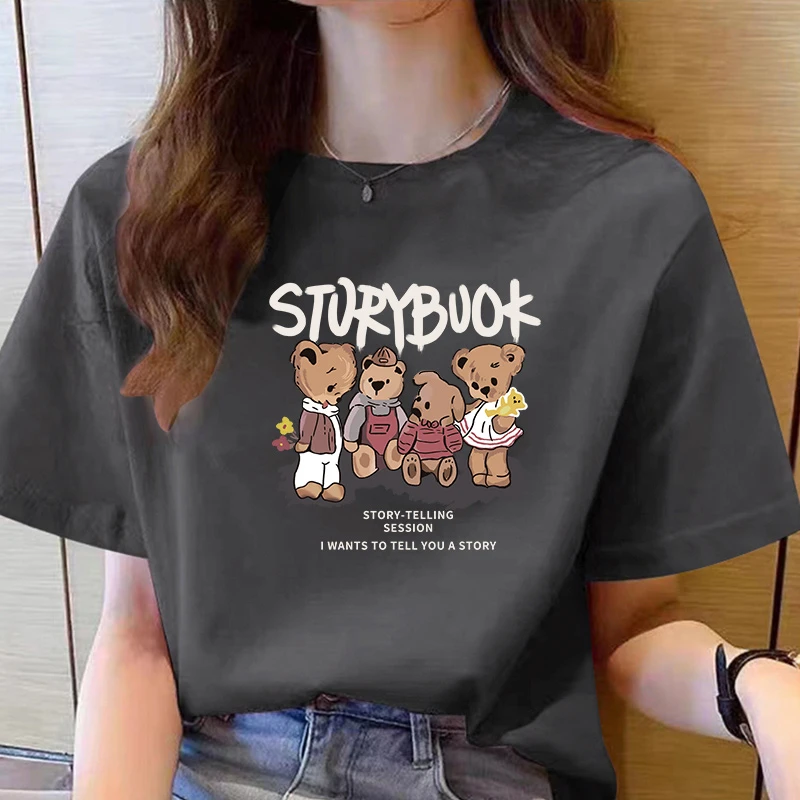 【6-3】2025纯棉男女同款纯棉T恤短袖t恤男女夏季ins潮牌潮