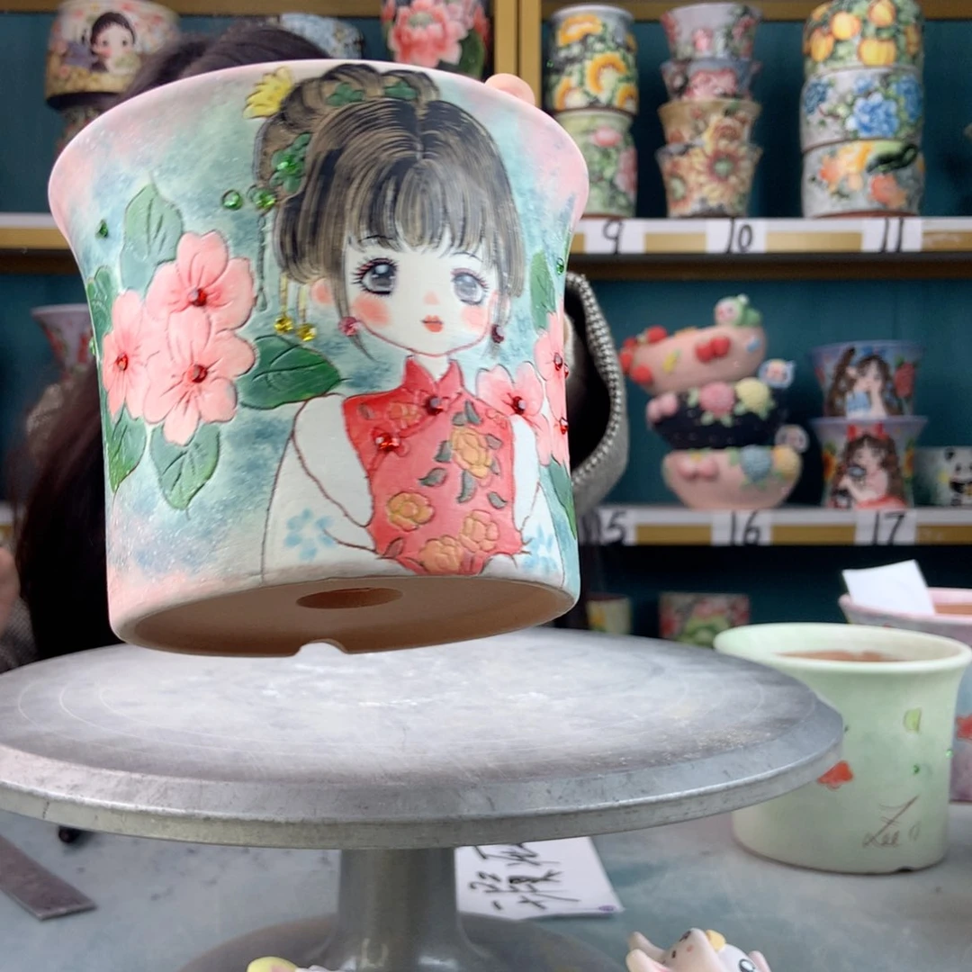 罐景德镇手工瑕疵601