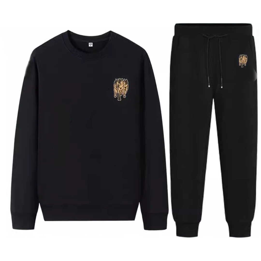 【品牌撤柜】领群狼！加绒加厚！情侣款小标净版加绒休闲套装F6666