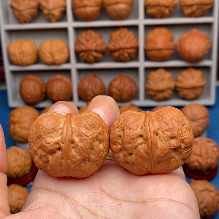 把件文玩核桃香妃元宝