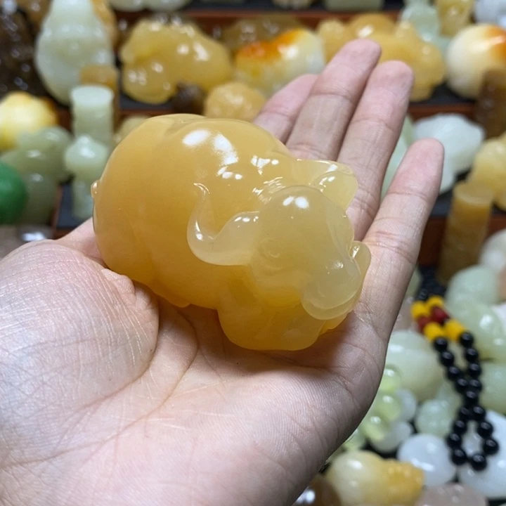 完全开放宝*姐黄牛手把件