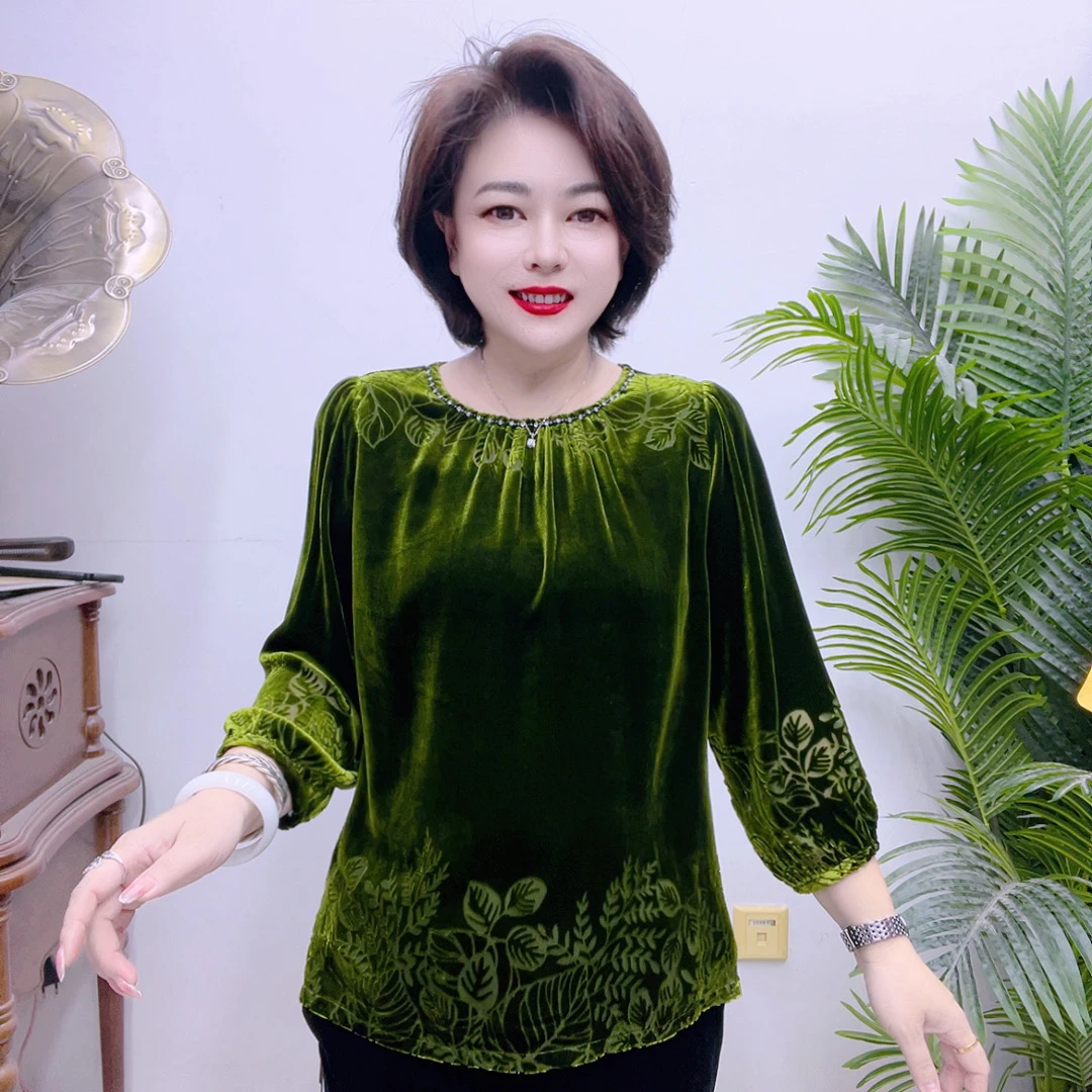 桑蚕丝大码小衫43A2220