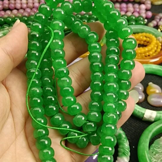 心***舟翡翠未镶嵌颈饰翡翠