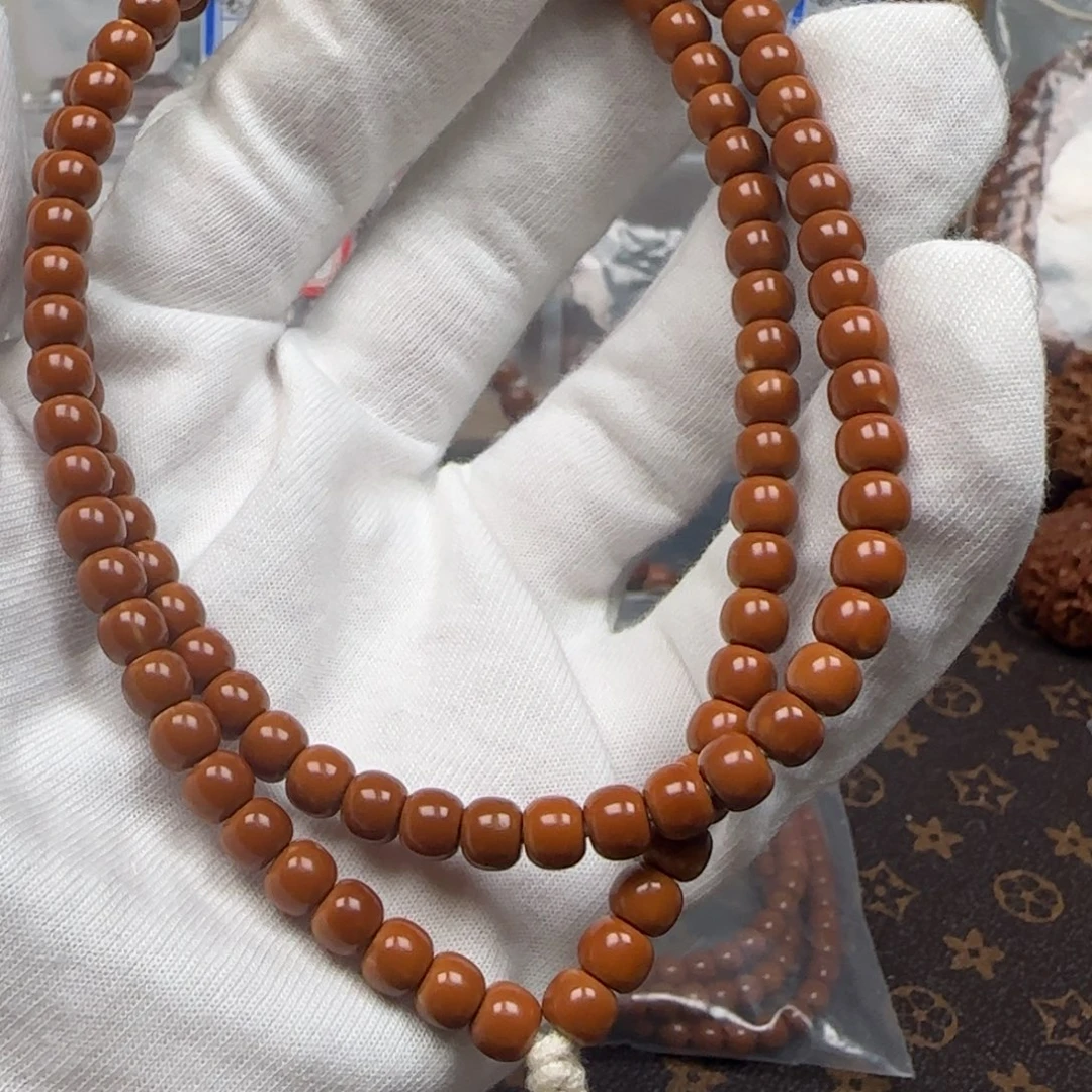 橄榄核手串老挝长串极限弧福利6.1mm