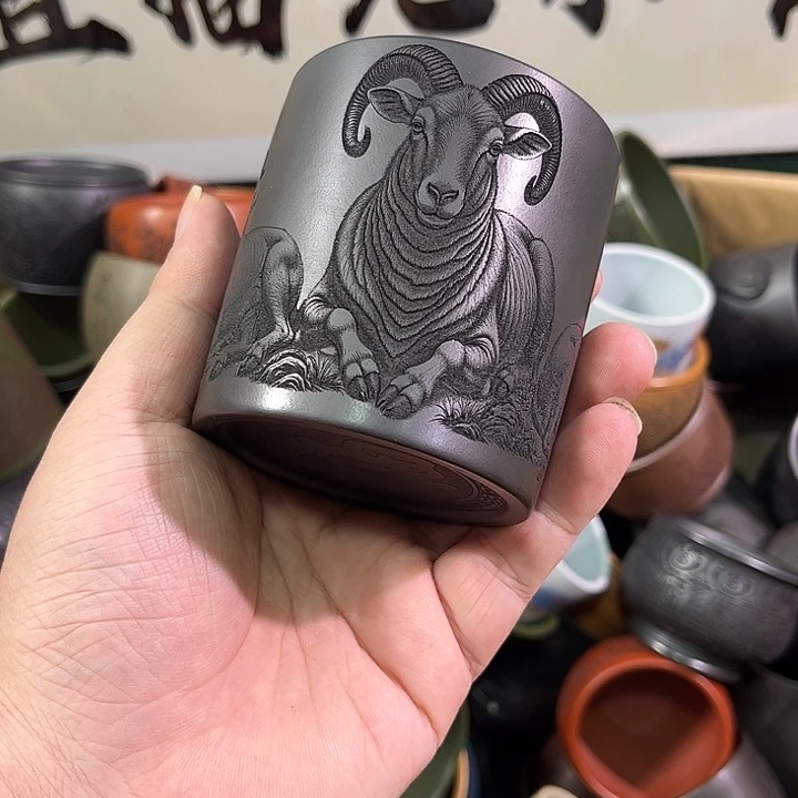 茶杯紫砂全手工紫砂主人杯