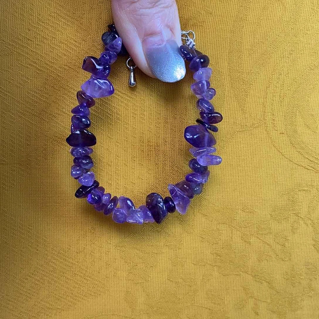 紫晶手绳未镶嵌手串