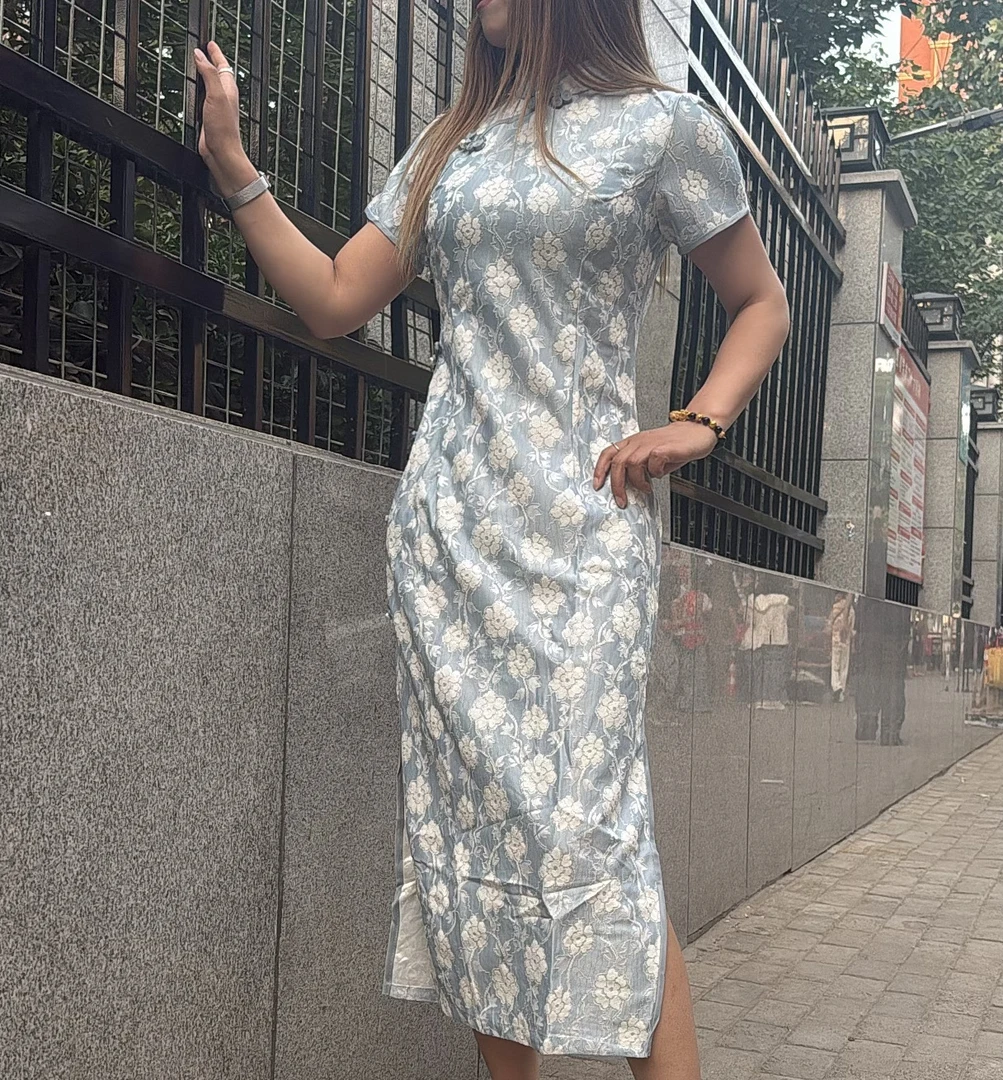 旗袍民国风大小姐2025新款改良版连衣裙气质高端年轻款少女新中式