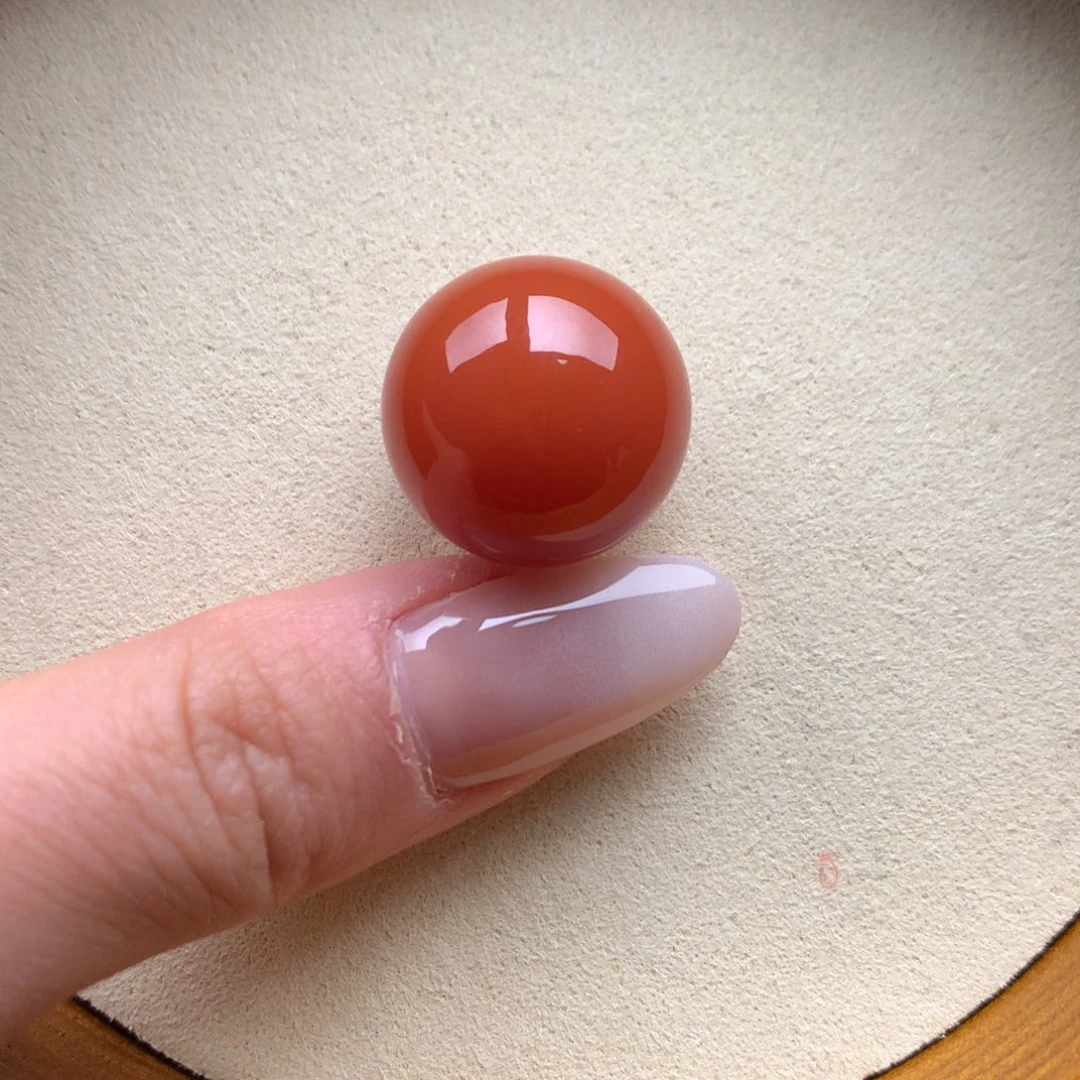 南红玛瑙未镶嵌保山天然原矿南红19mm+单珠