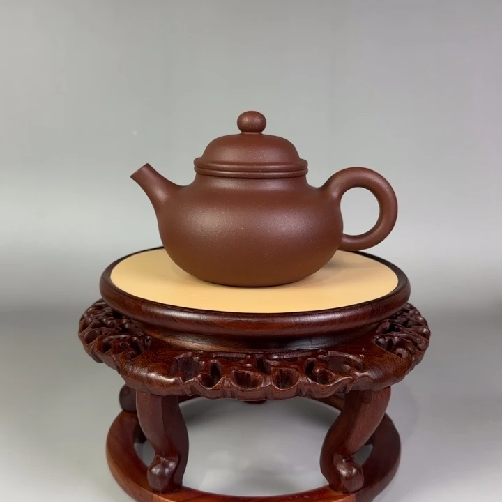 茶壶底槽青容天壶240 cc全手工制作