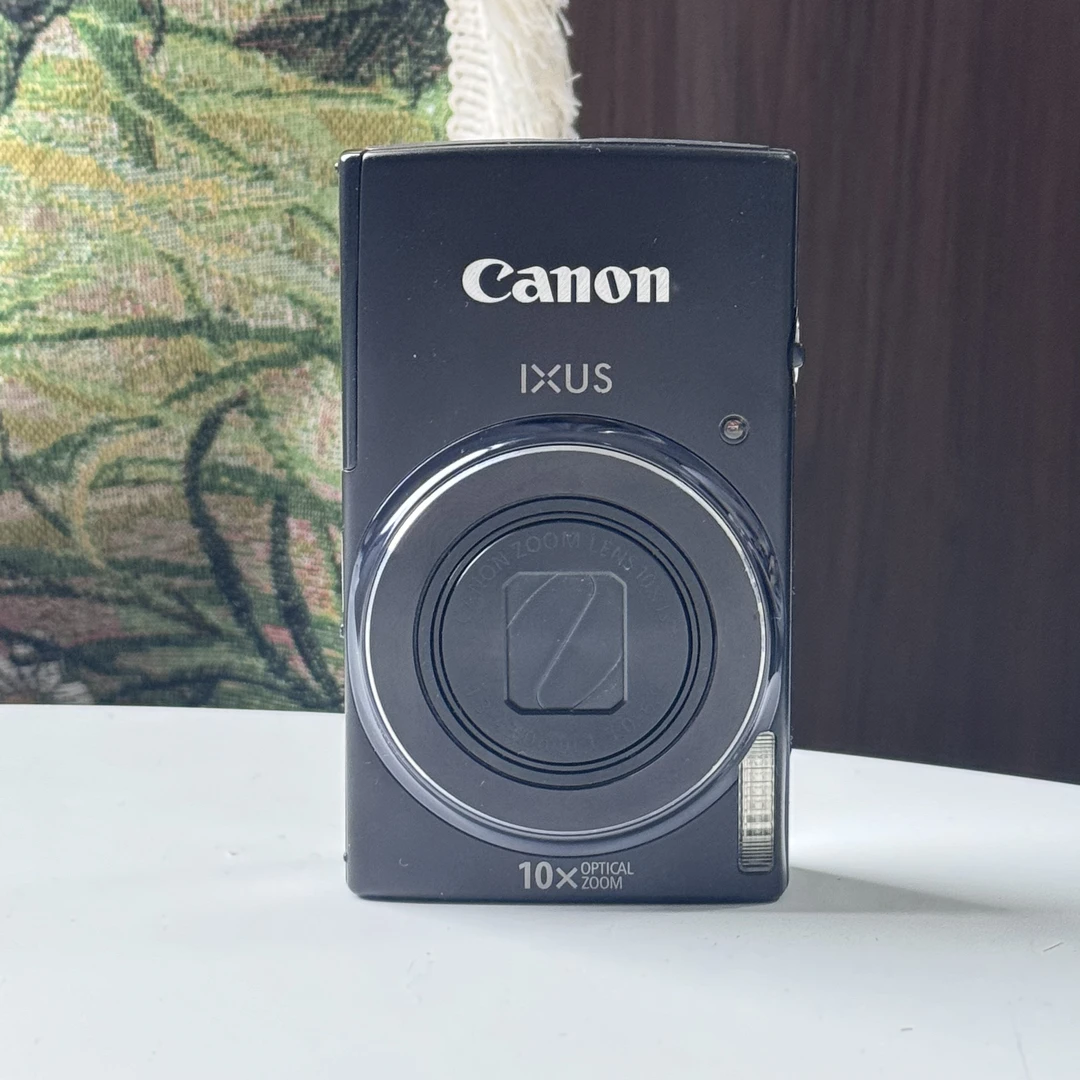 95新 Canon/佳能 ixus155黑色2000w像素10x光学变焦ccd数码相机