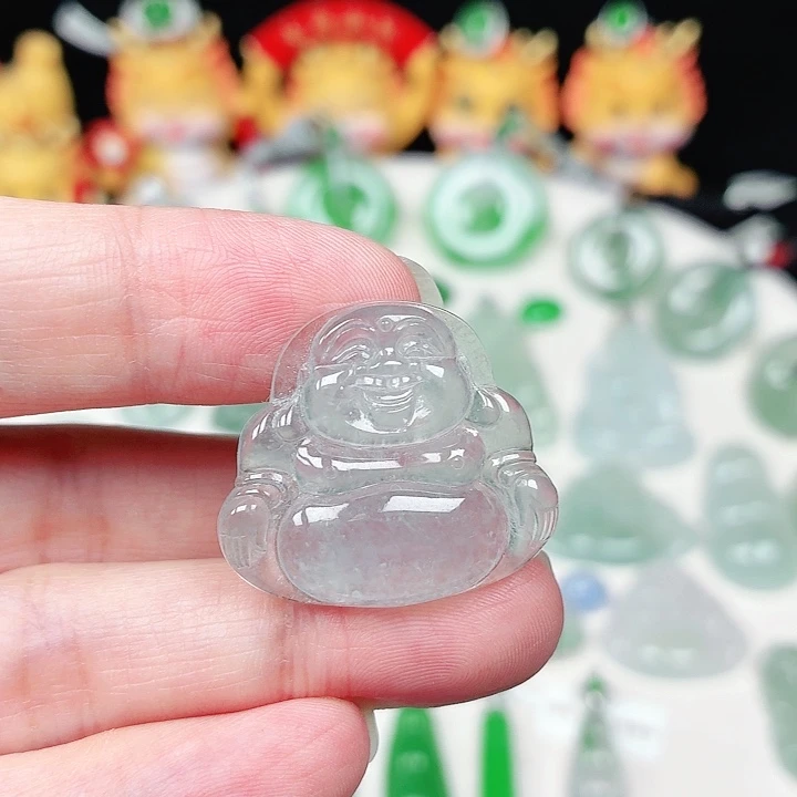 颈饰未镶嵌翡翠缅甸天然A货翡翠