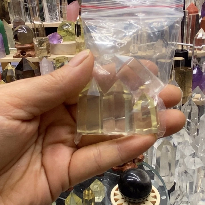 宇***@水晶未镶嵌发饰黄水晶