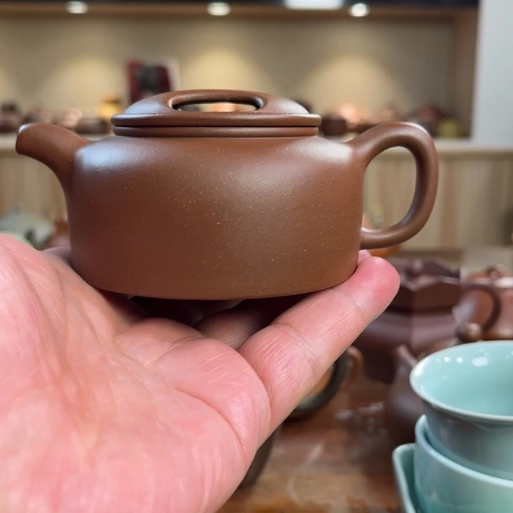 小牛盖莲子壶紫泥容量150cc
