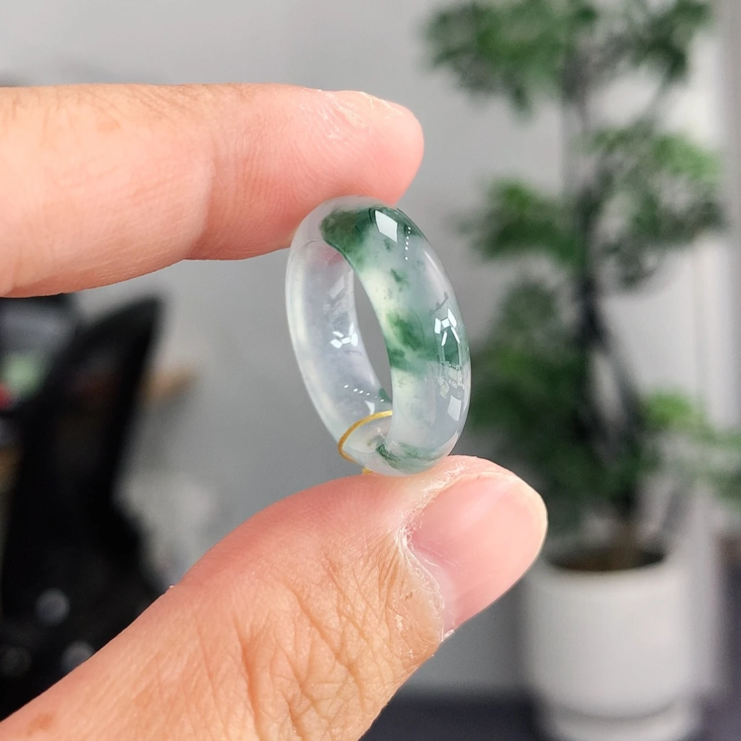 翡翠未镶嵌戒指8号