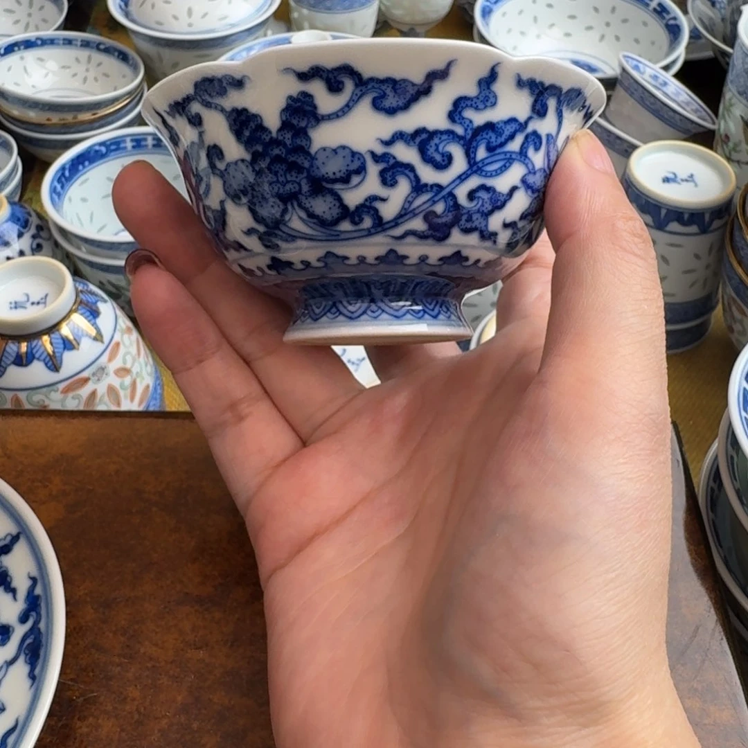 摆件坐*景德镇陶瓷杯