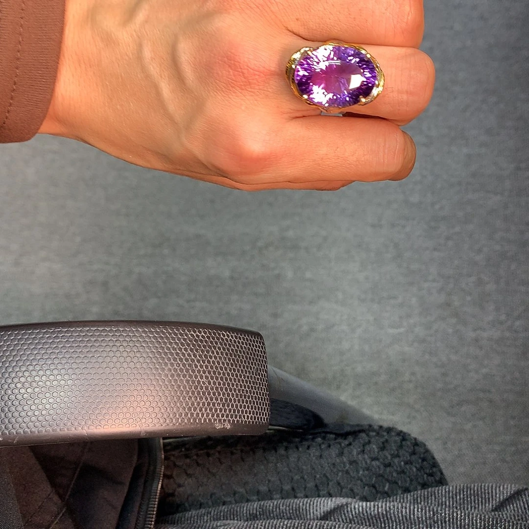 银S925镶嵌戒指水晶