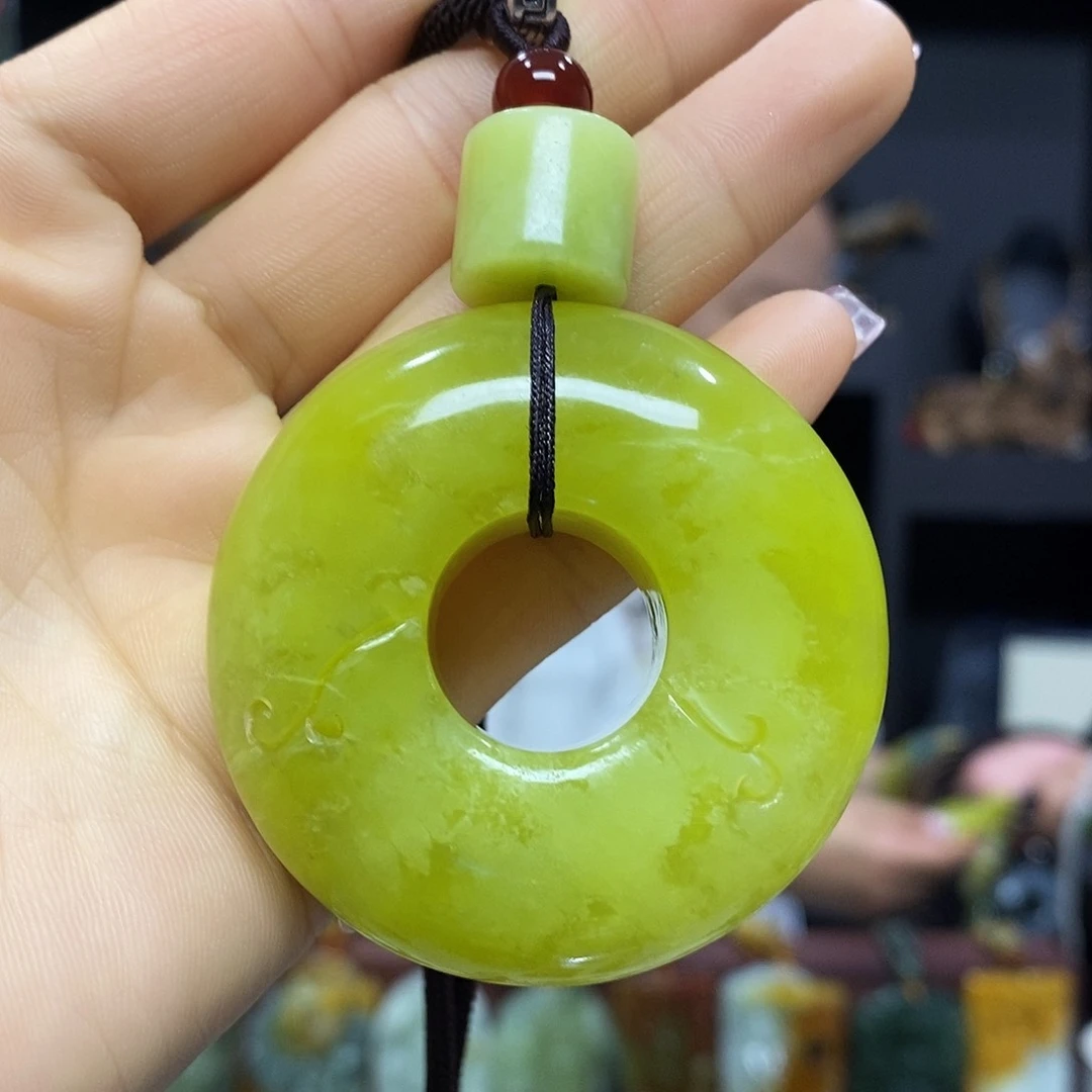 岫玉未镶嵌挂件挂件