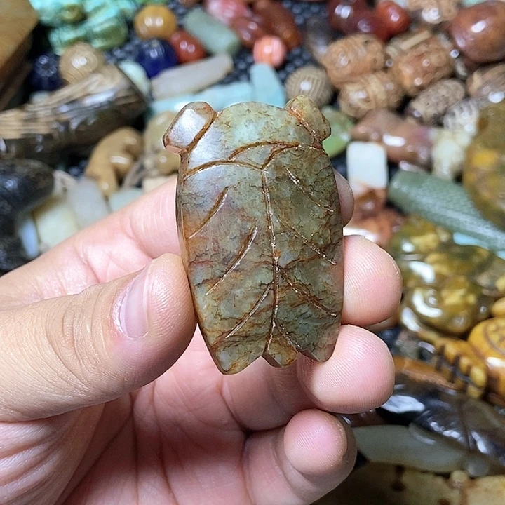 和田玉未镶嵌颈饰140