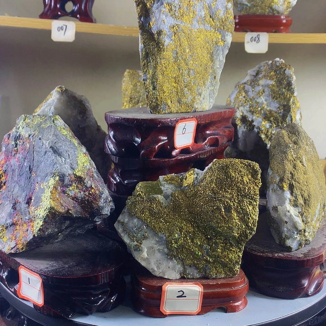 石材2号原矿石带底座