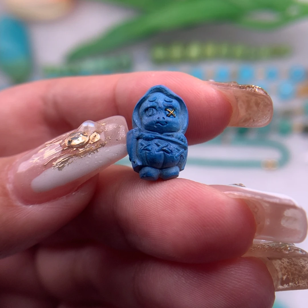 绿松石珠宝奇石未镶嵌墨水蓝阿飘