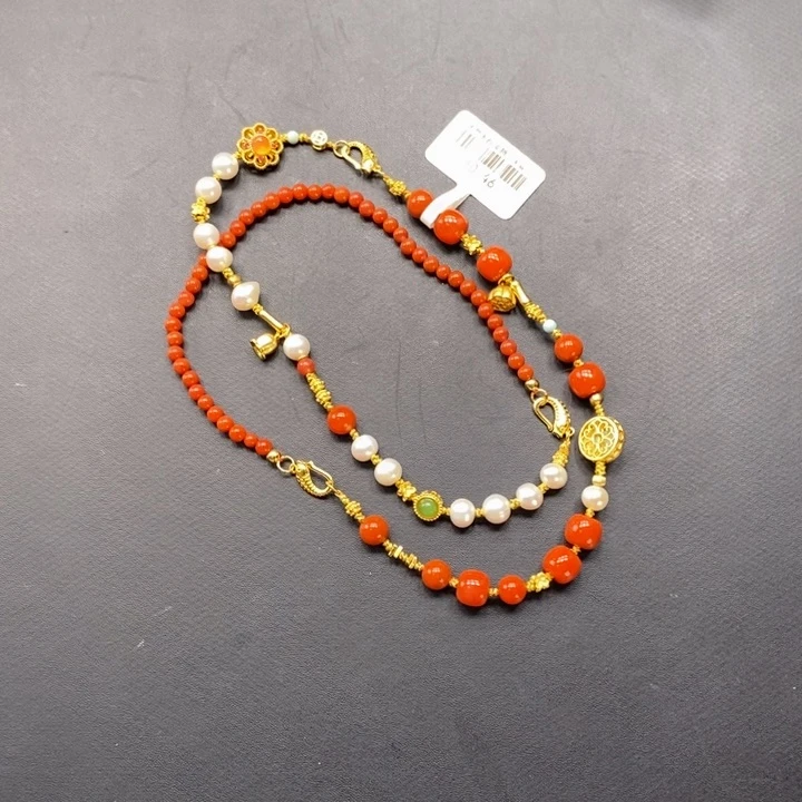 石英质玉颈饰未镶嵌天然