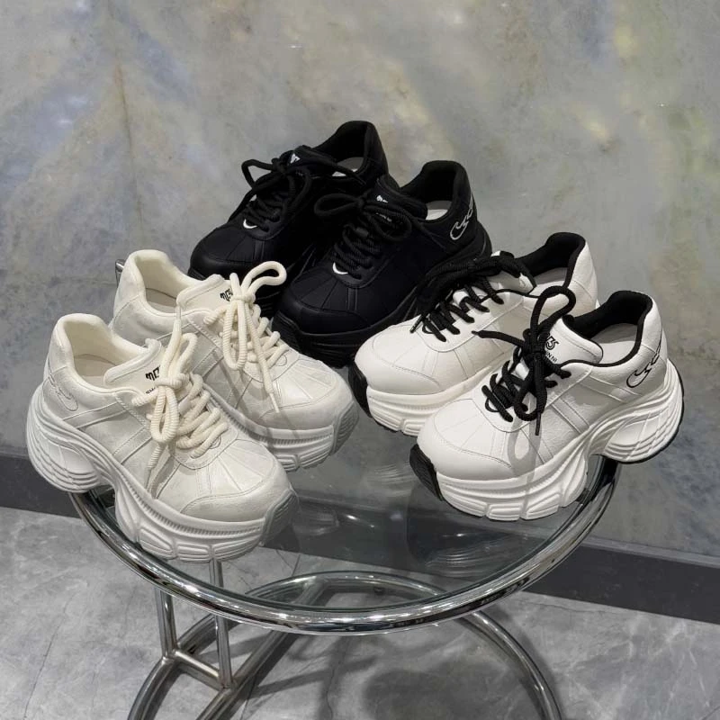 【‌正确答案】2025早春9CM厚底欧洲站增高老爹鞋女休闲鞋9157-26