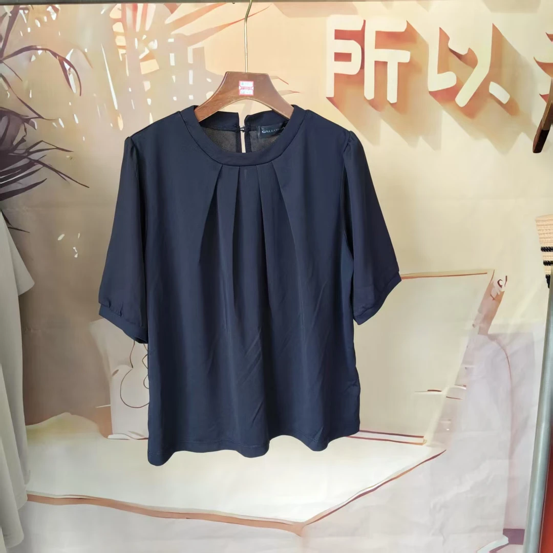 女款雪纺袖短袖衫