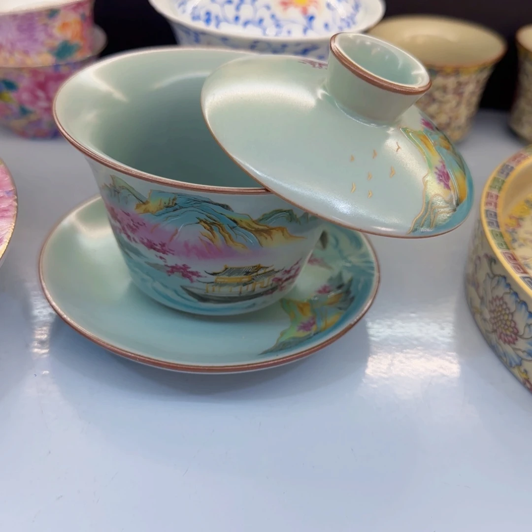 这些盖碗真好看！！！