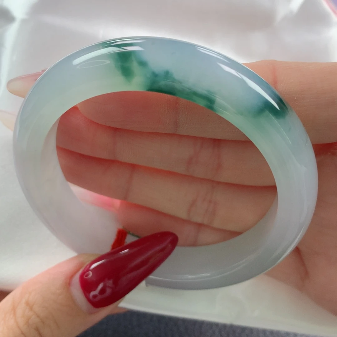 未镶嵌手镯翡翠缅甸天然翡翠A货53