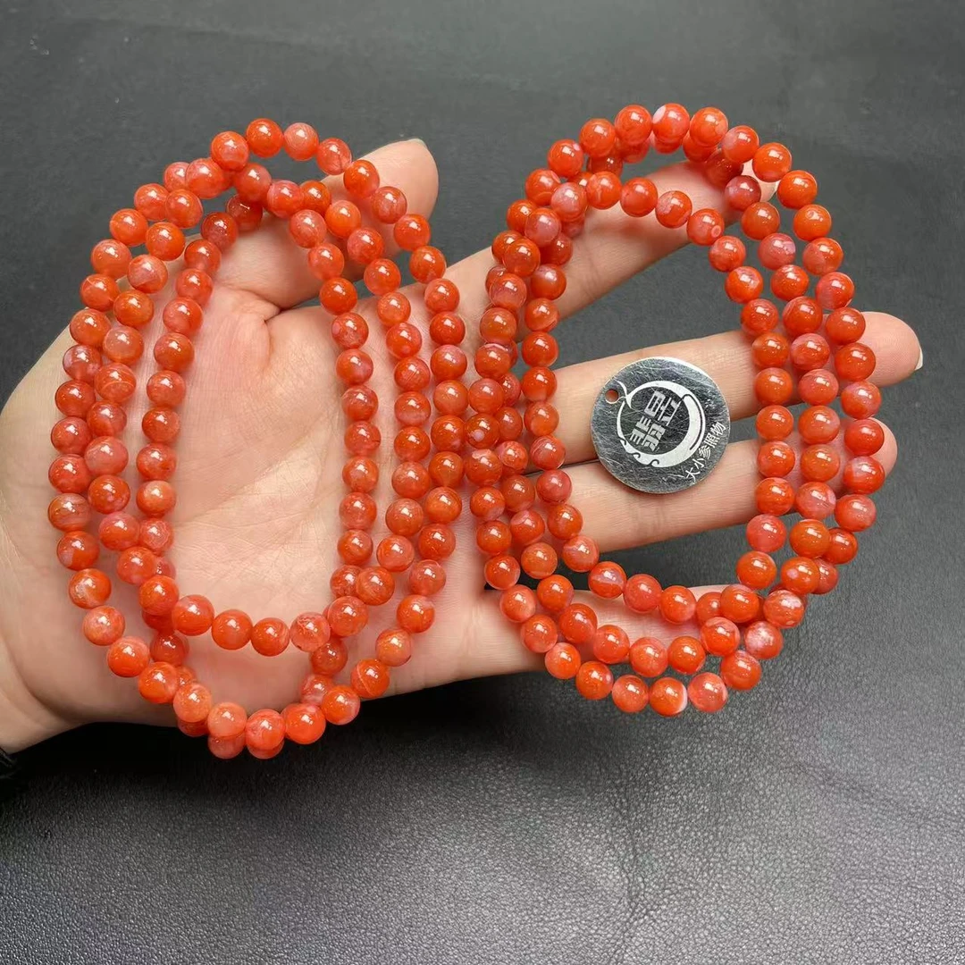 翡昱-N21-39949-628-南红珠链颈饰/约6+/约108颗/-多样性发其一-C