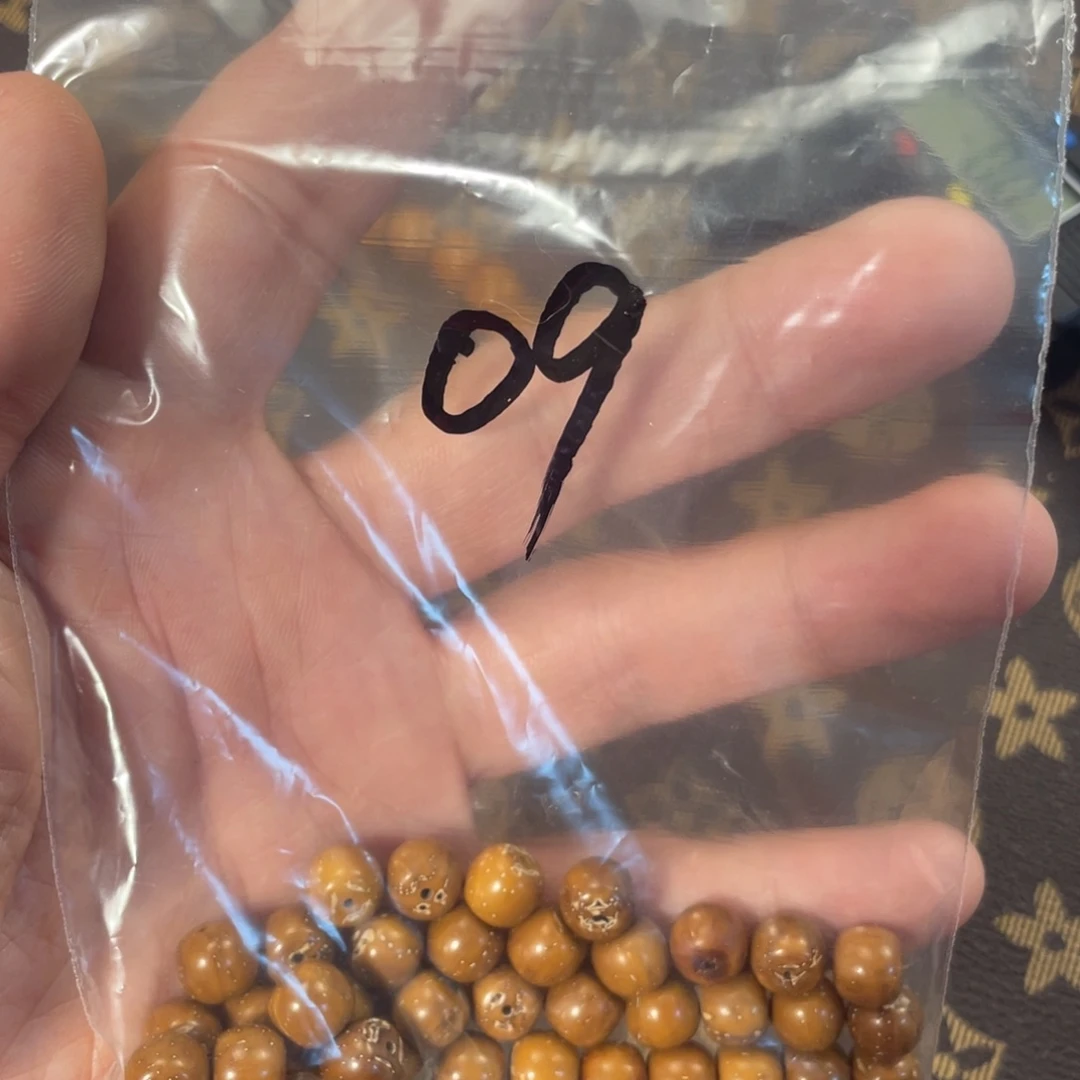 紫金鼠手串实心散珠09