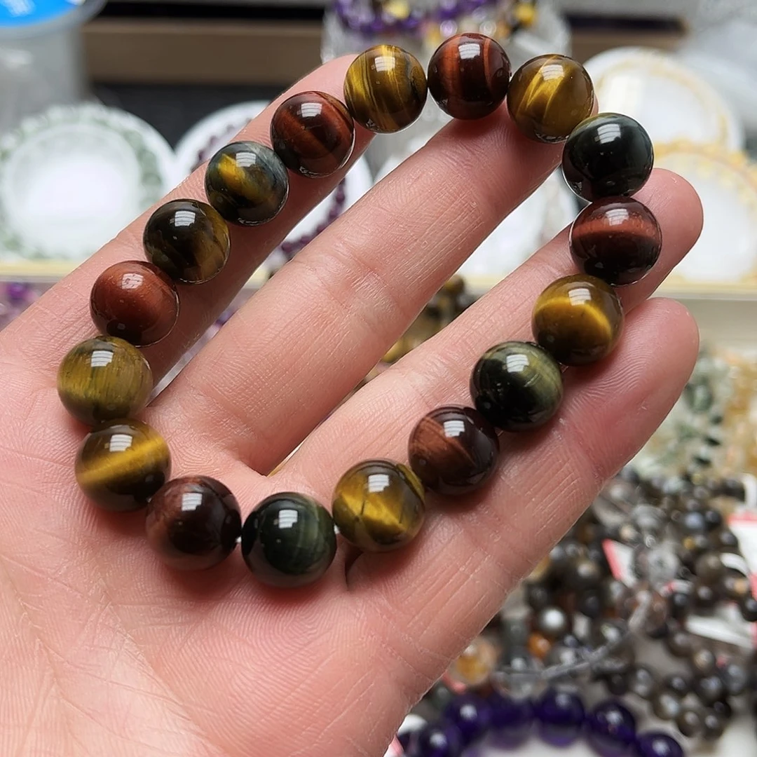 水晶手链未镶嵌“**”彩虎眼